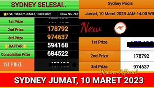 Hasil Keluar Hari Ini Sydney